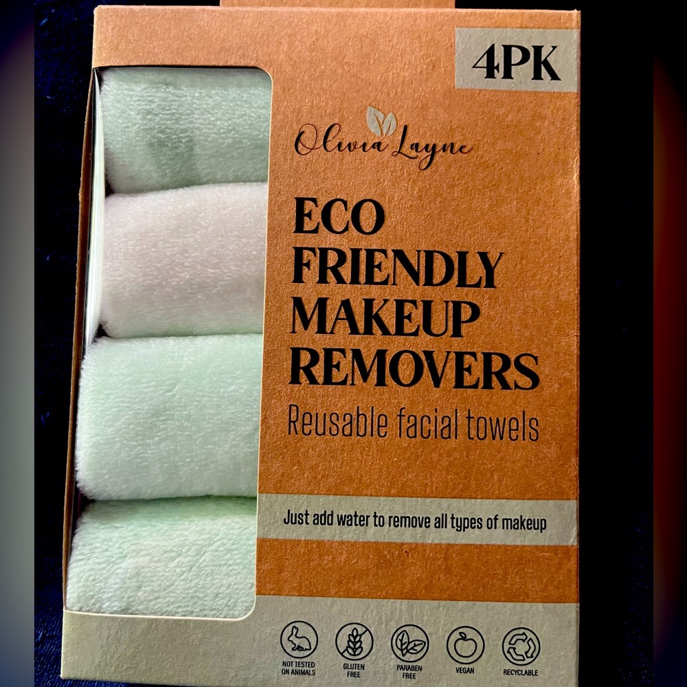 Olivia Layne Reusable facial towels